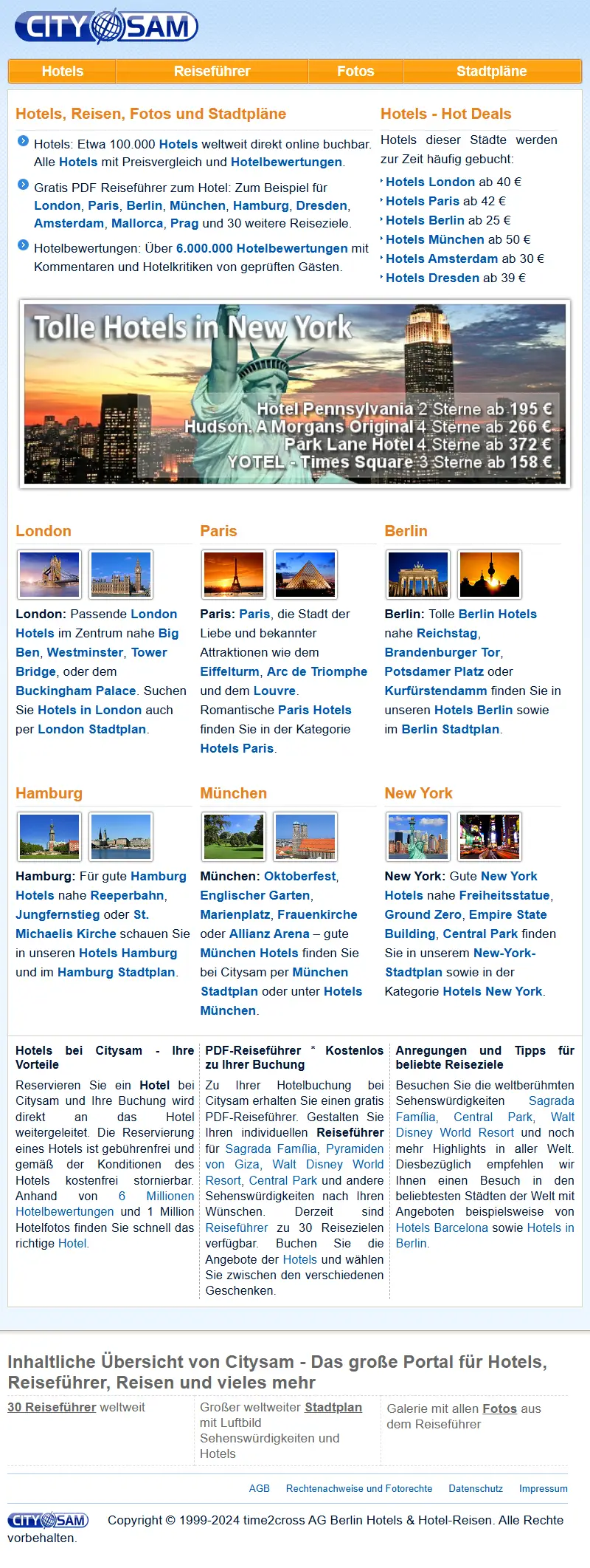 backlink from citysam.de
