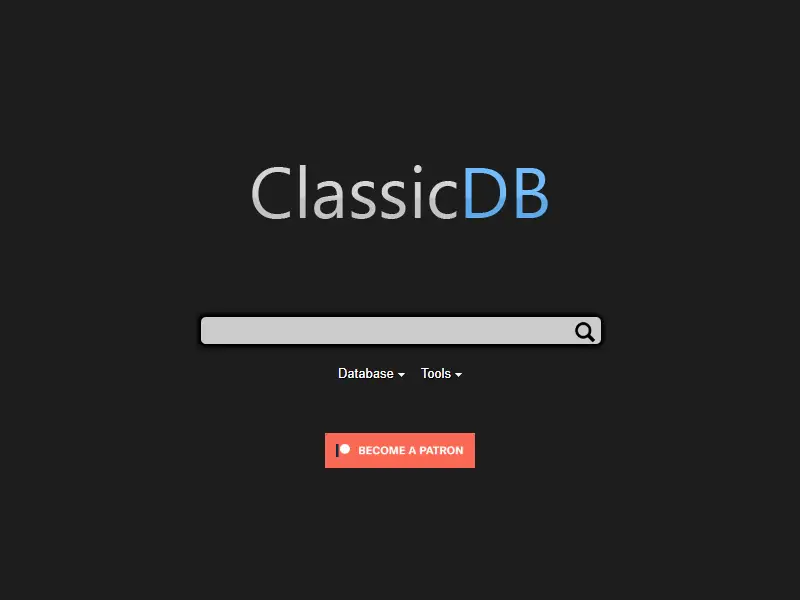 backlink from classicdb.ch