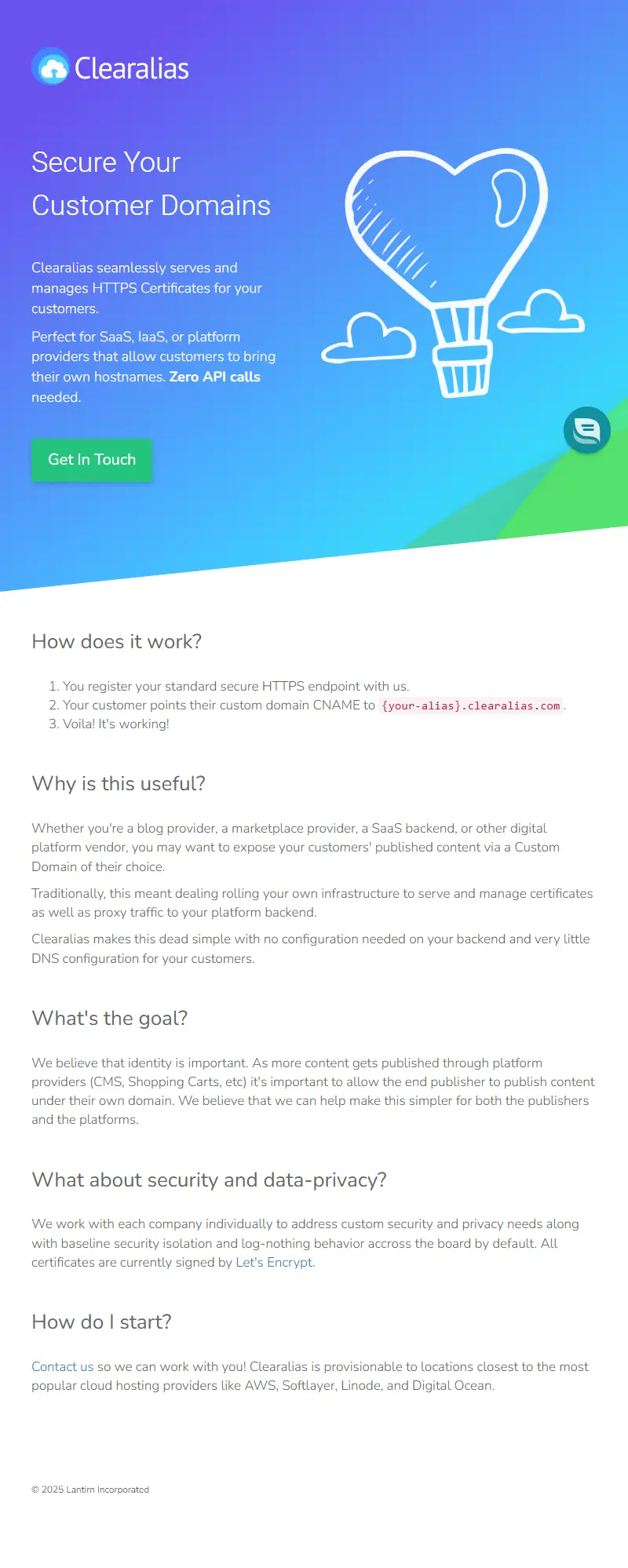 backlink from clearalias.com