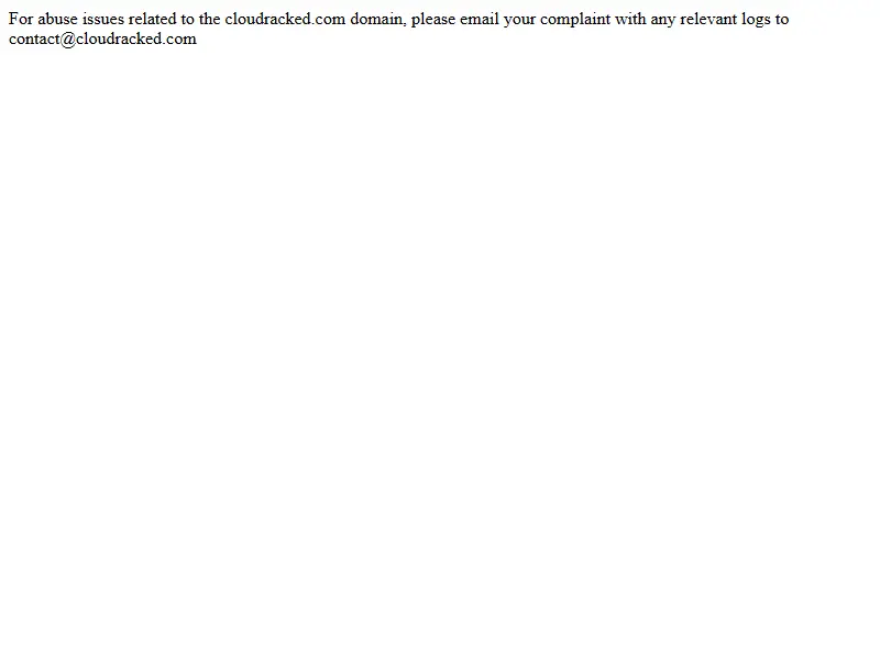 backlink from cloudracked.com