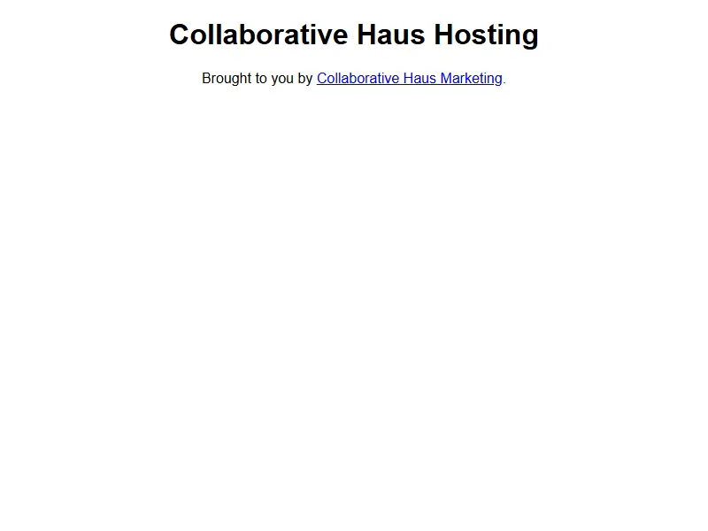 backlink from collaborativehaushosting.com