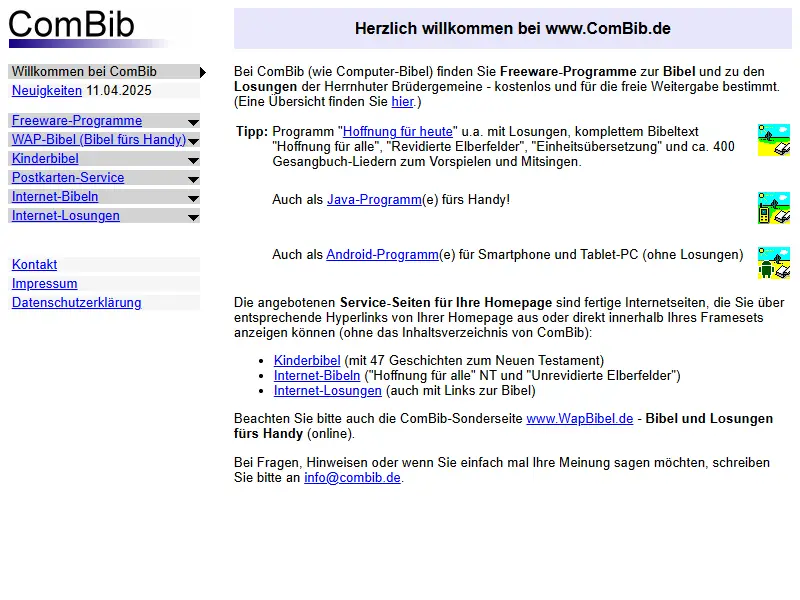 backlink from combib.de