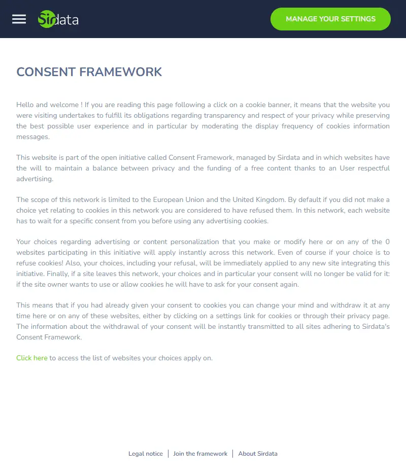 backlink from consentframework.com