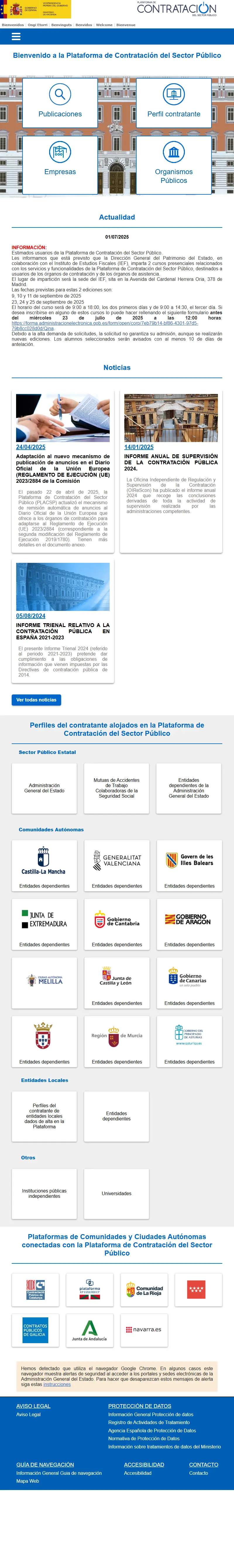 backlink from contrataciondelestado.es
