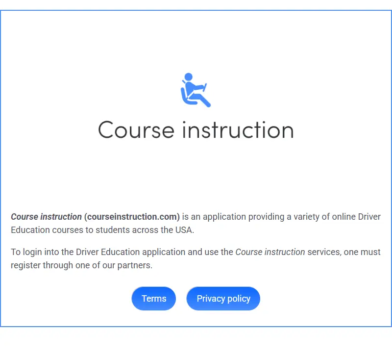 backlink from courseinstruction.com