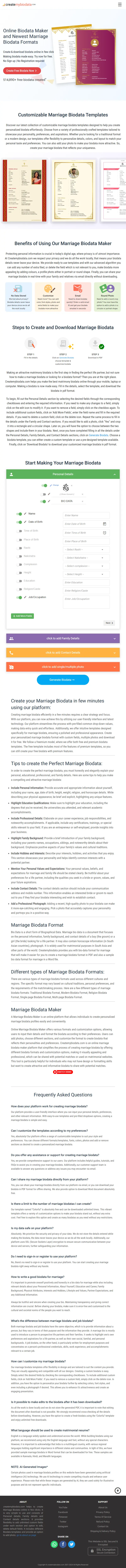 backlink from createmybiodata.com