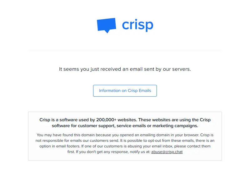 backlink from crisp.email