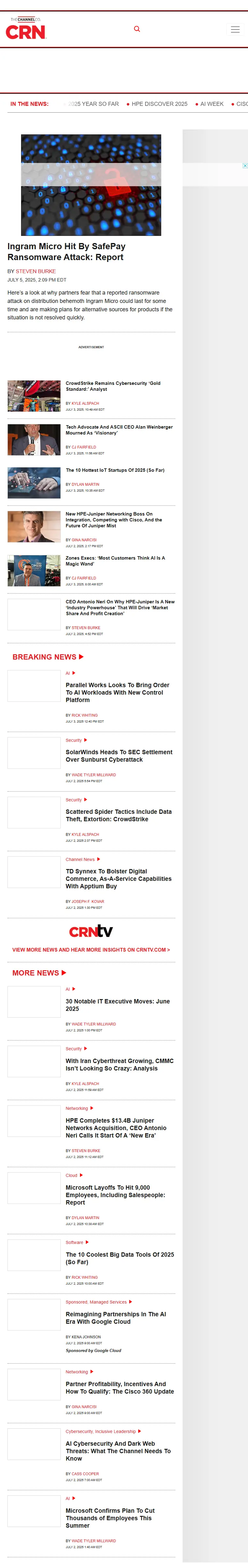 backlink from crn.com