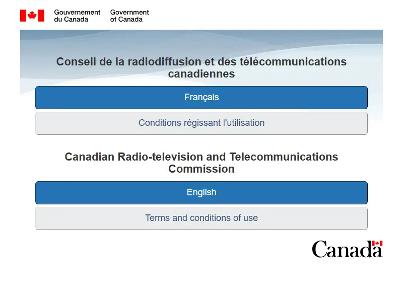backlink from crtc.gc.ca