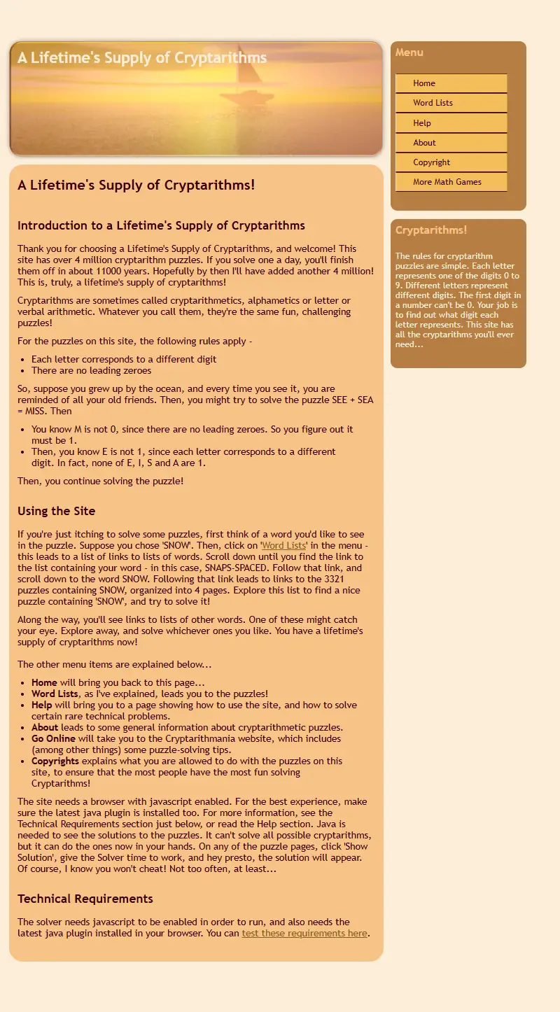 backlink from cryptarithmania.com