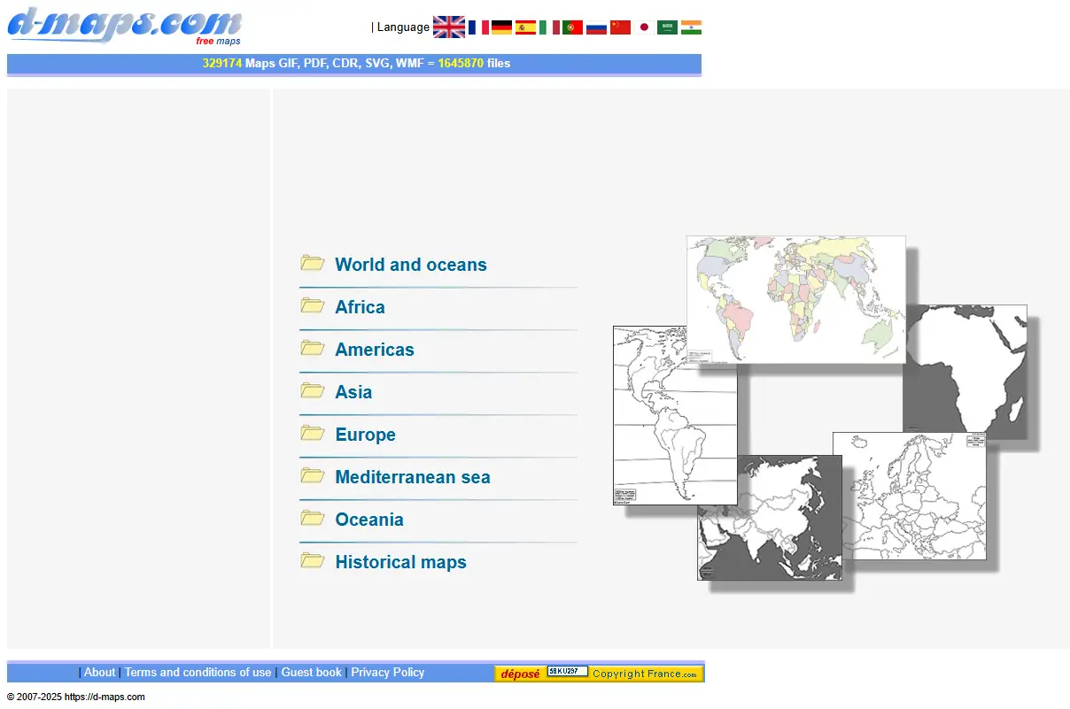 backlink from d-maps.com