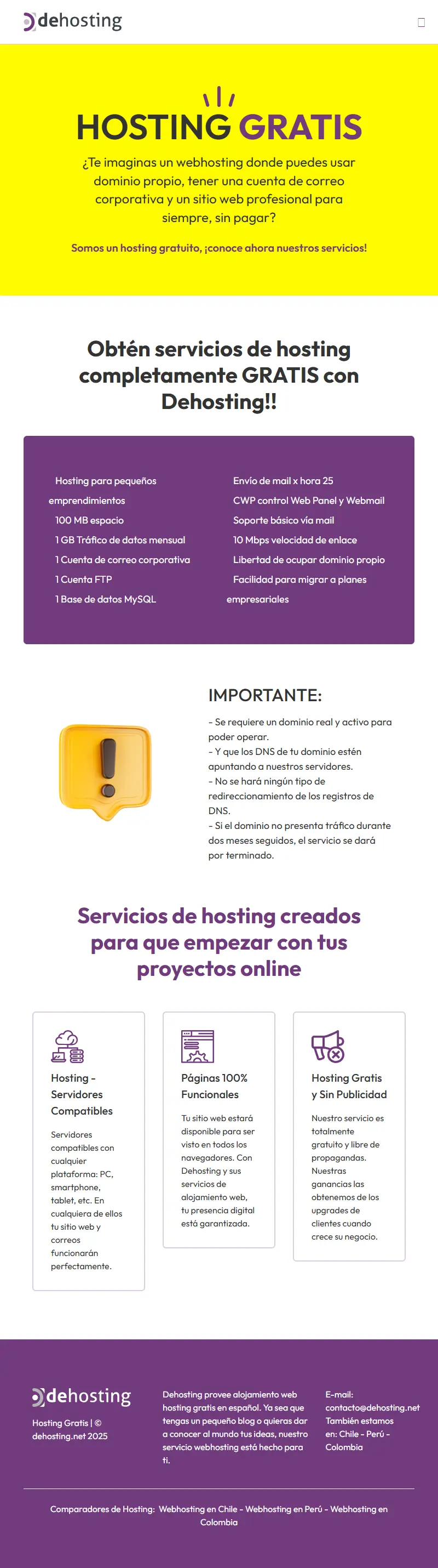 backlink from dehosting.net