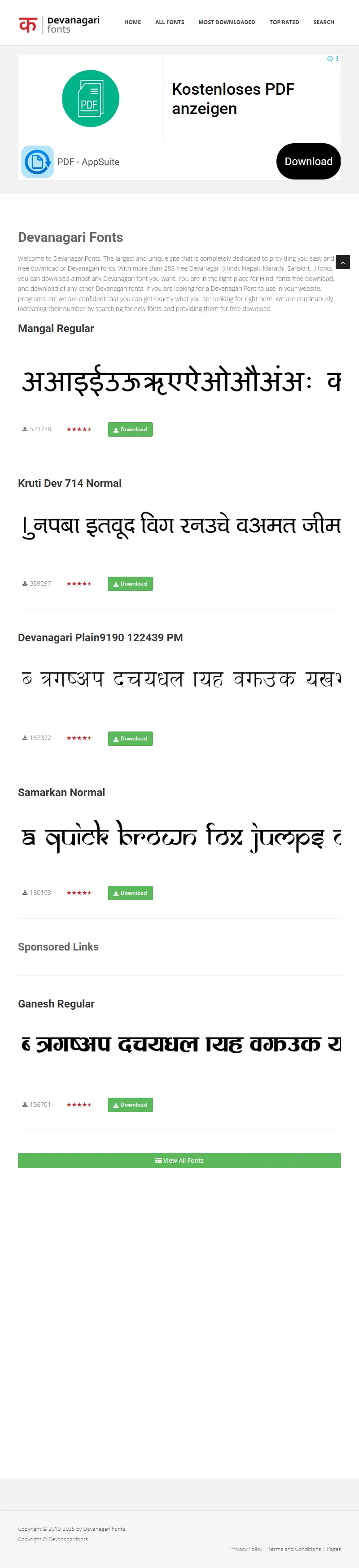 backlink from devanagarifonts.net