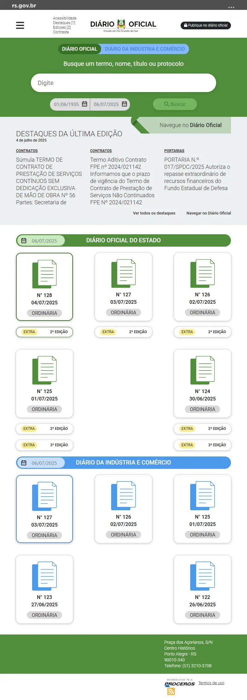 backlink from diariooficial.rs.gov.br