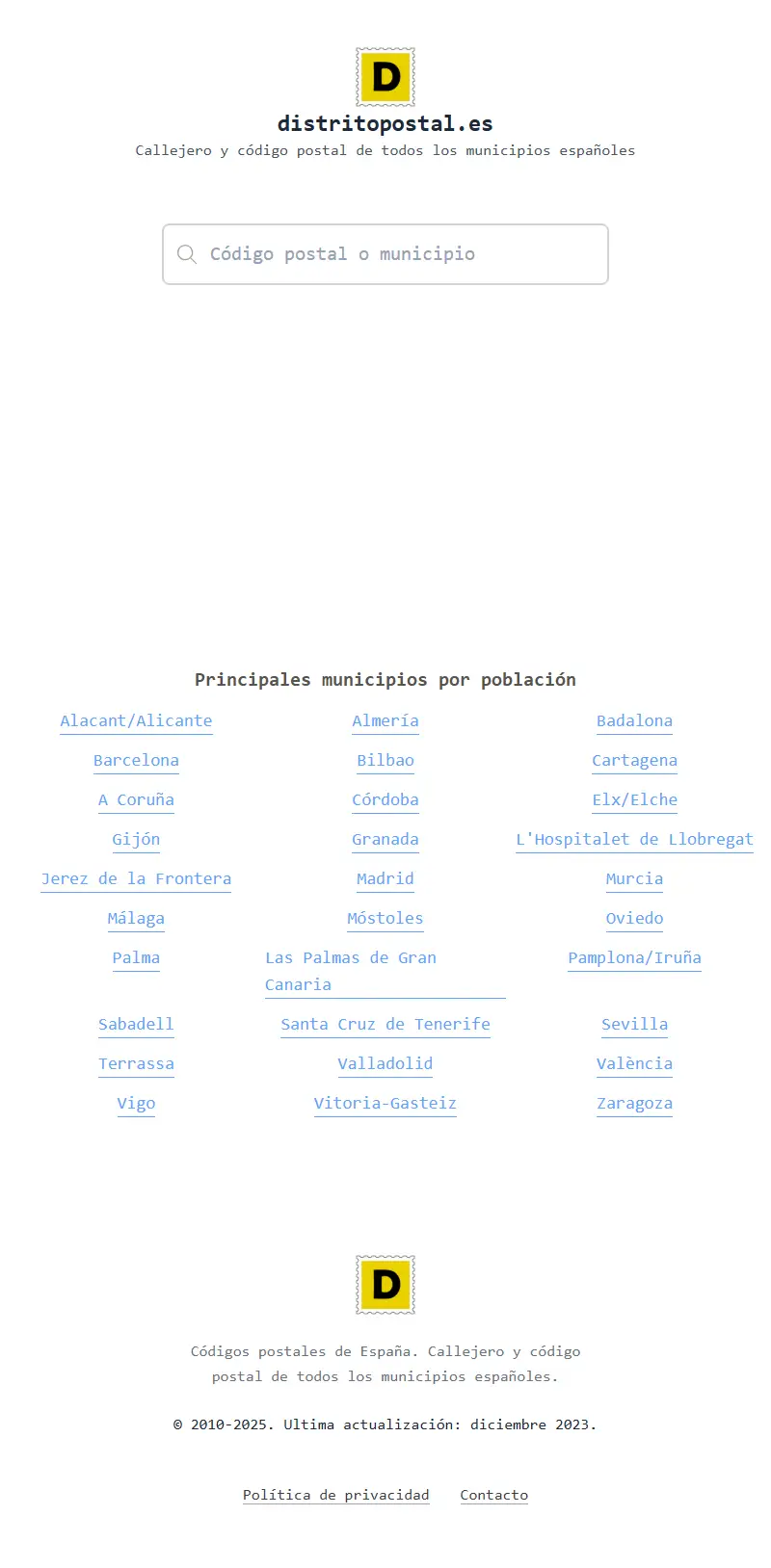 backlink from distritopostal.es