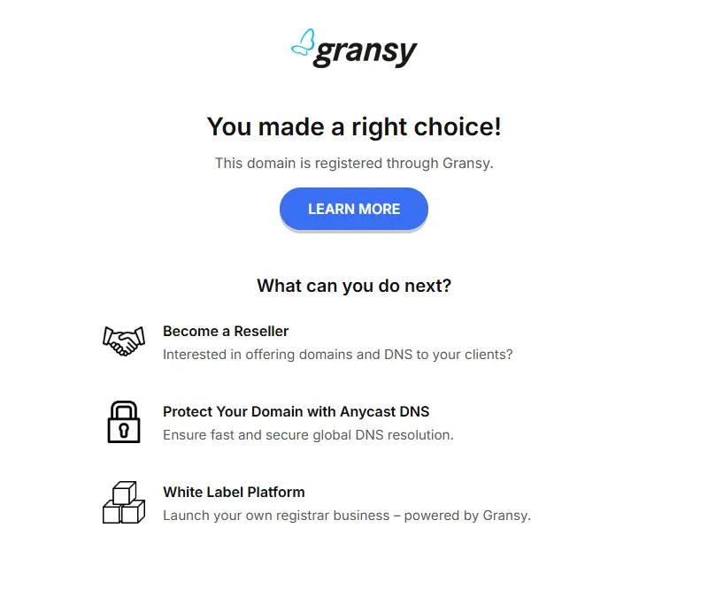 backlink from domaingalaxy.eu
