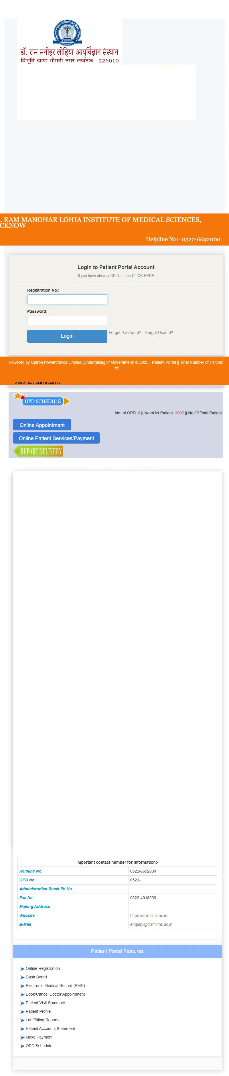 backlink from drrmlimsonline.in