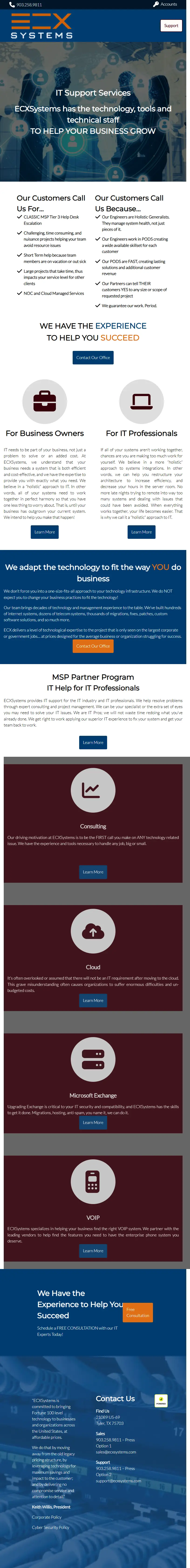 backlink from ecxsystems.com