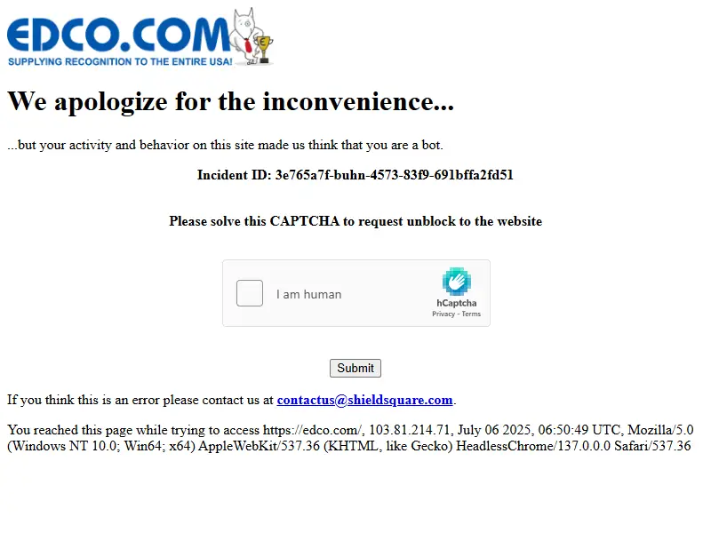 backlink from edco.com