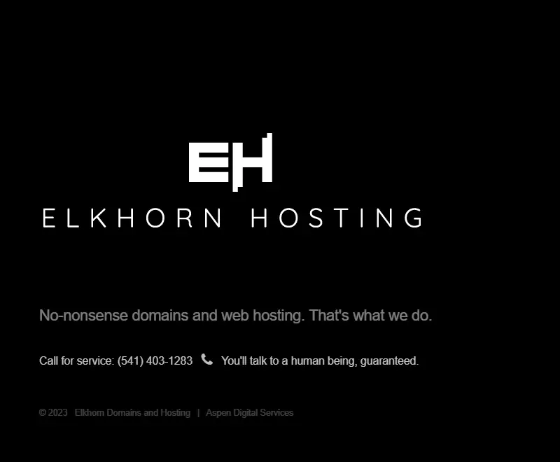 backlink from elkhornhosting.com