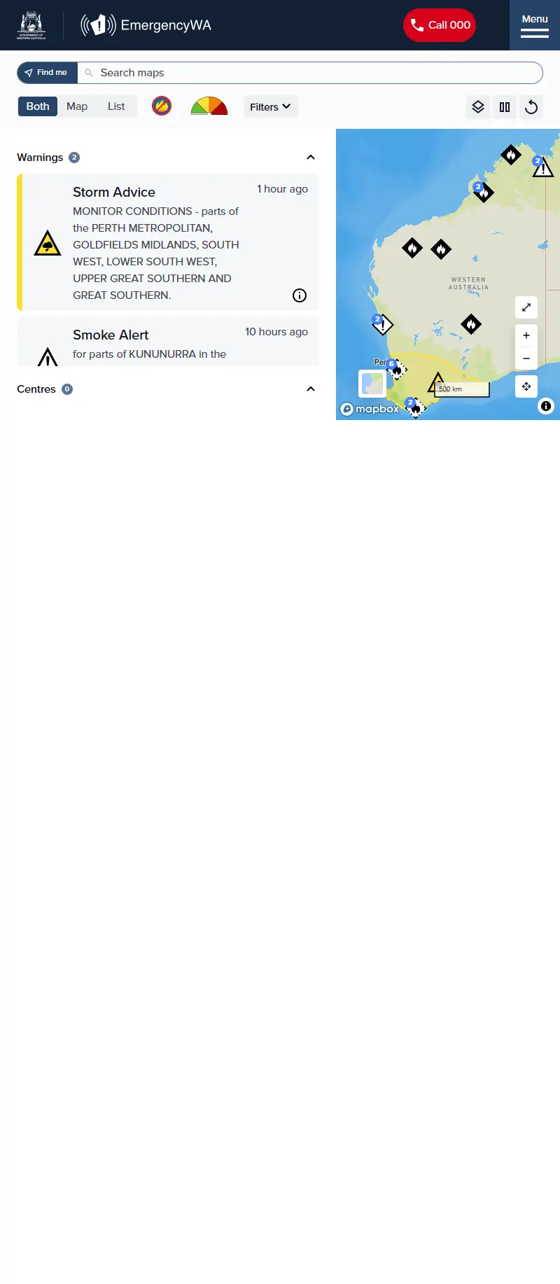 backlink from emergency.wa.gov.au
