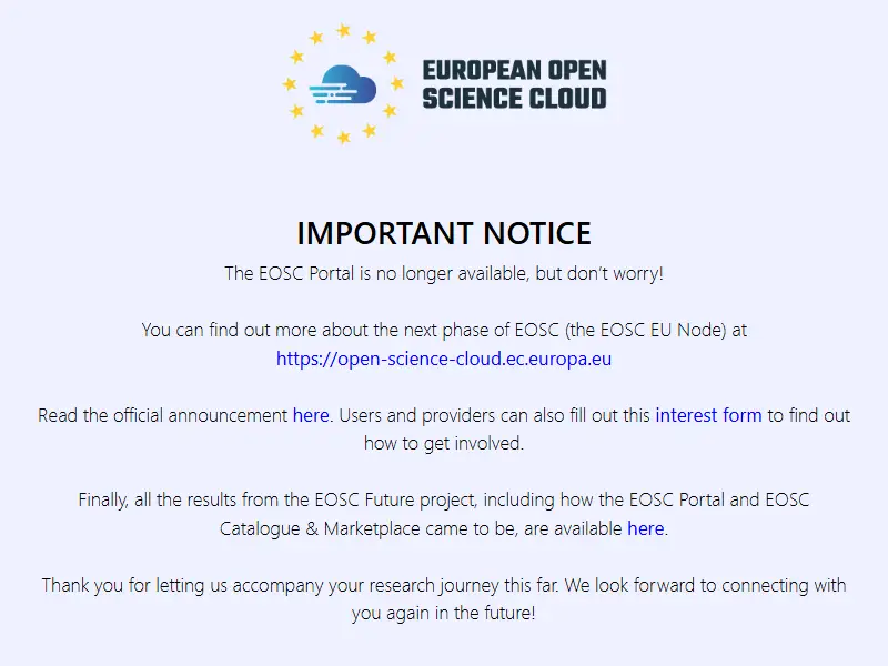 backlink from eosc-portal.eu