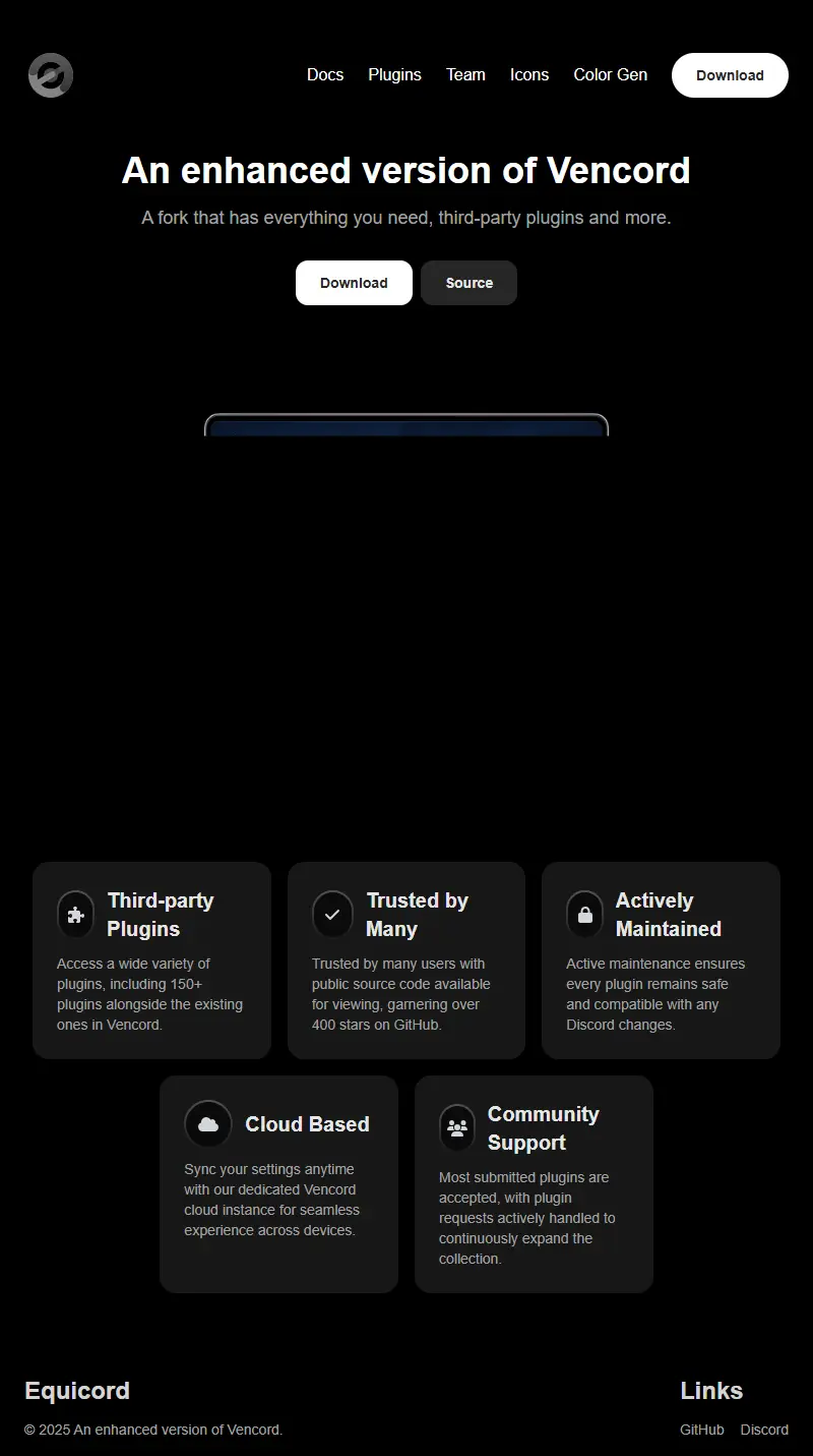 backlink from equicord.org