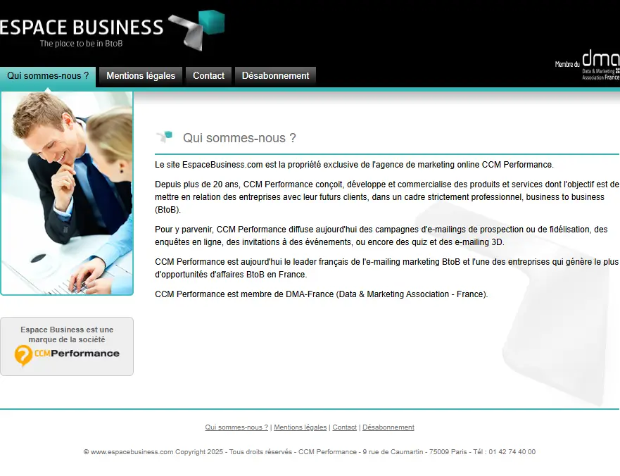 backlink from espacebusiness.com