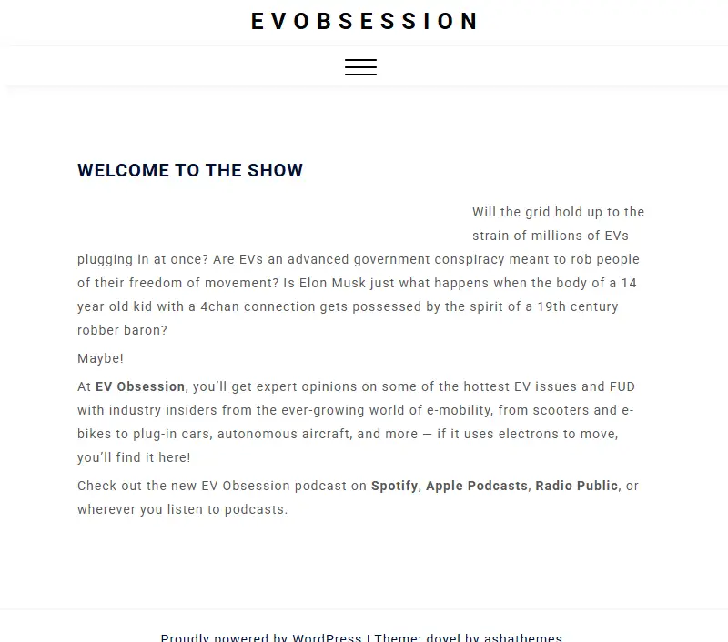 backlink from evobsession.com