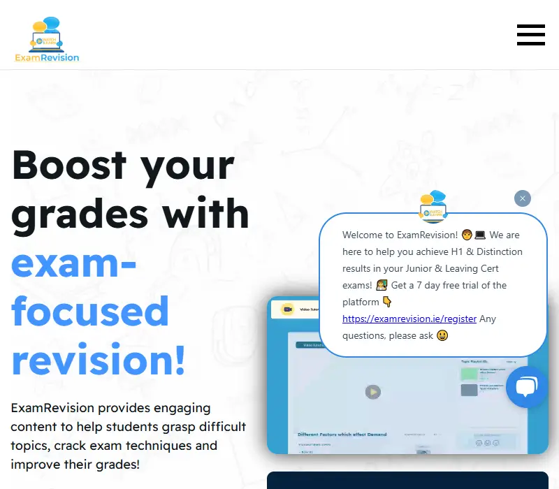 backlink from examrevision.ie