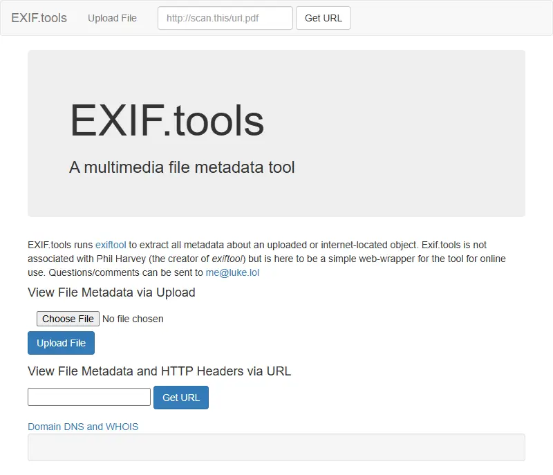 backlink from exif.tools