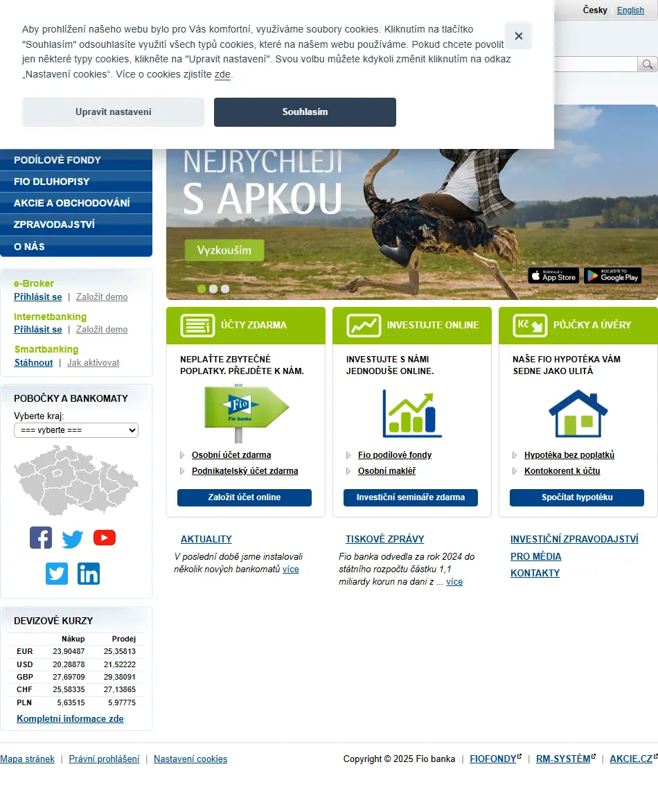 backlink from fio.cz