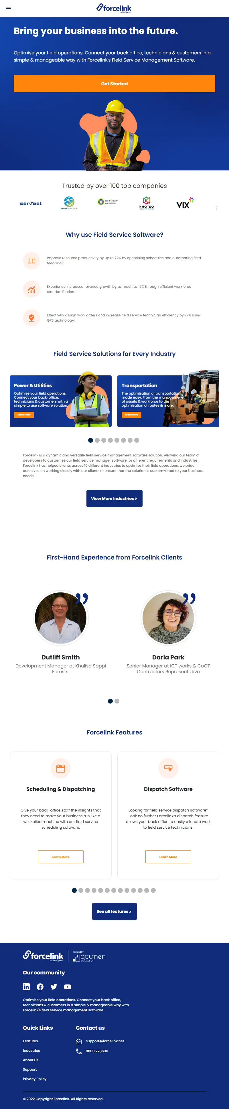 backlink from forcelink.net