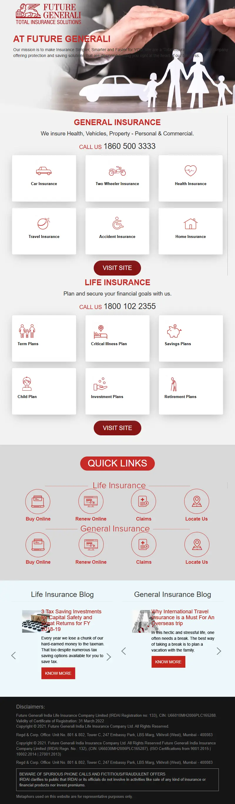backlink from futuregenerali.in