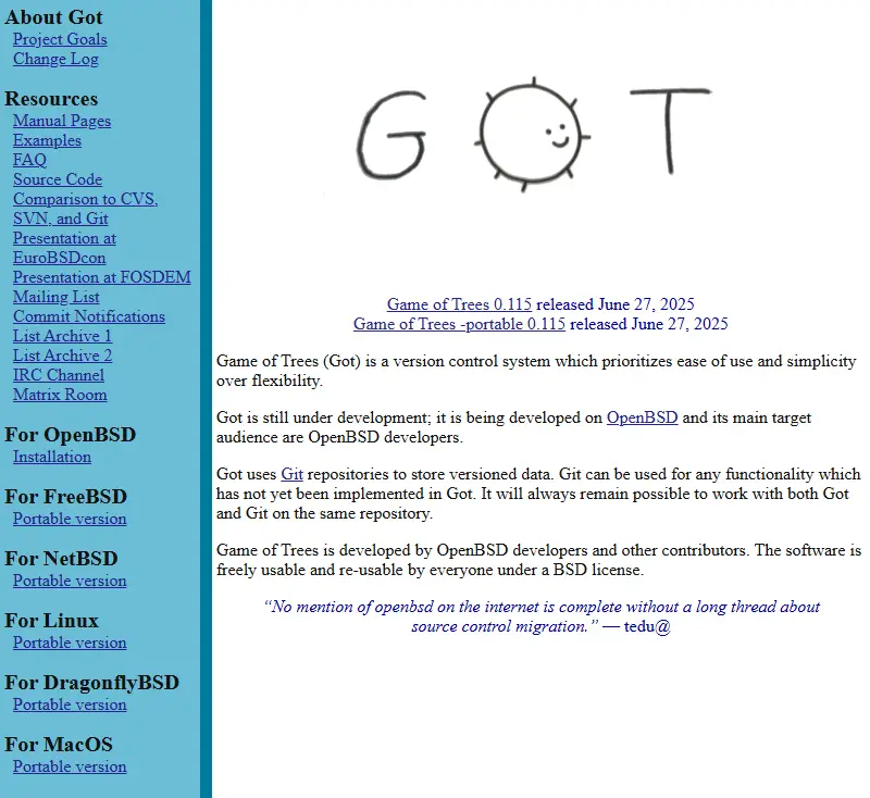 backlink from gameoftrees.org