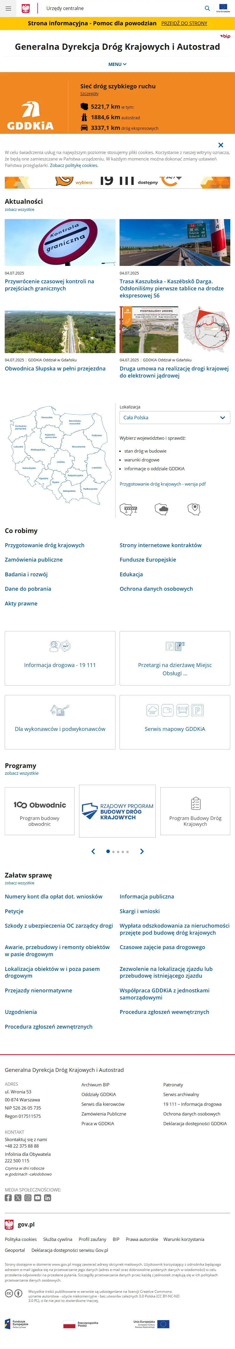 backlink from gddkia.gov.pl
