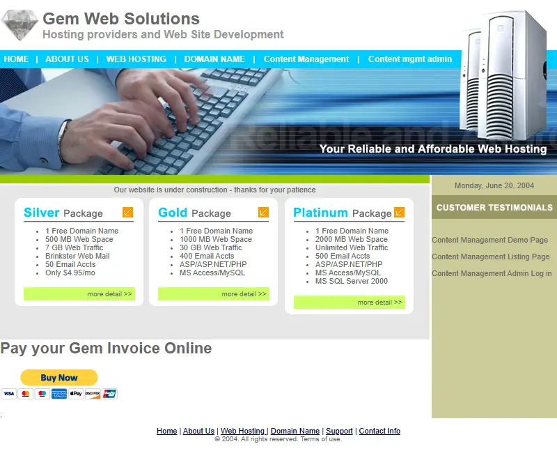backlink from gemwebsolutions.com