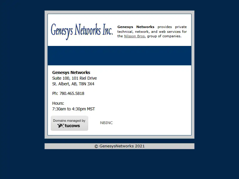 backlink from genesysnetworks.com