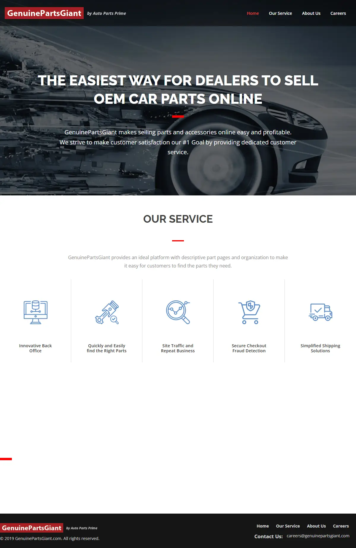 backlink from genuinepartsgiant.com