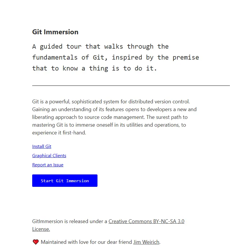 backlink from gitimmersion.com