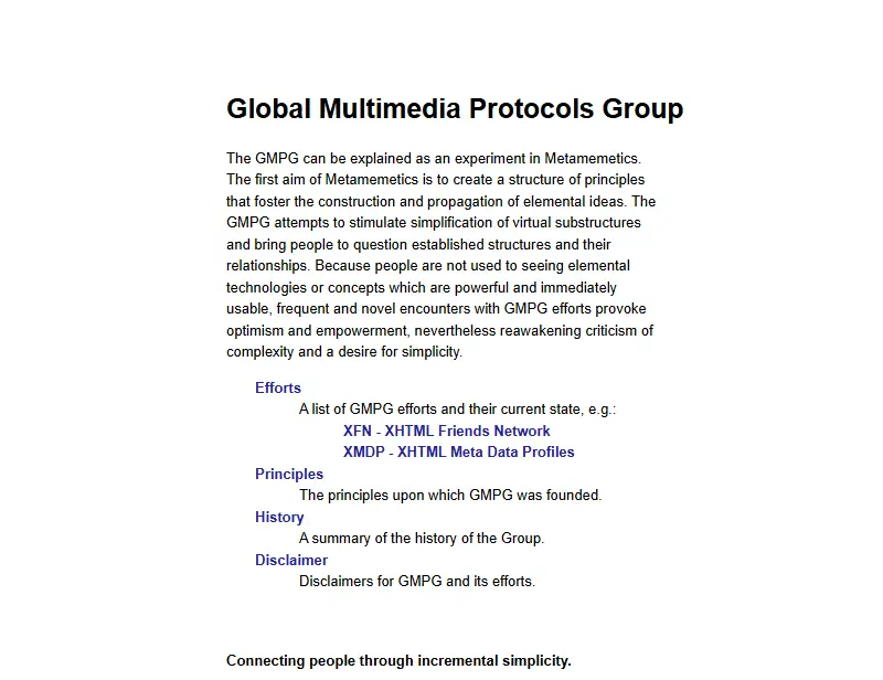 backlink from gmpg.org