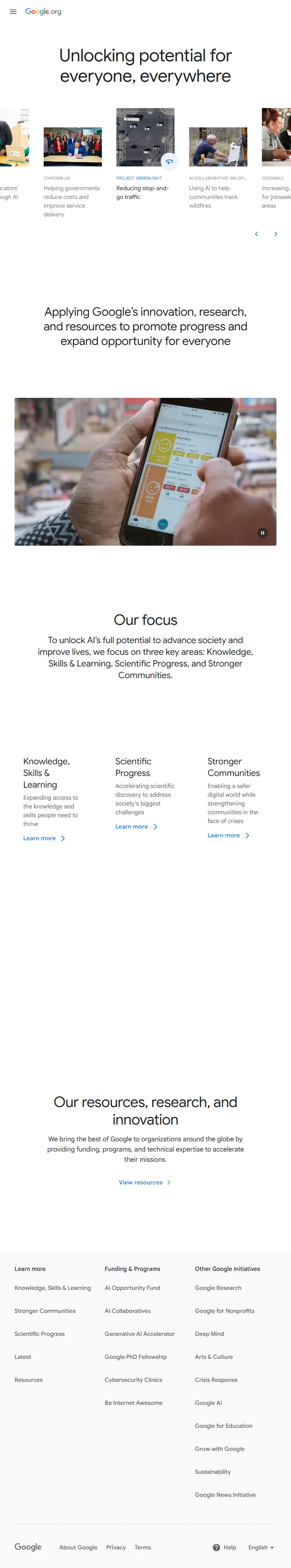 backlink from google.org