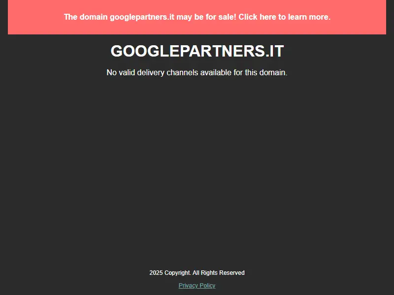backlink from googlepartners.it