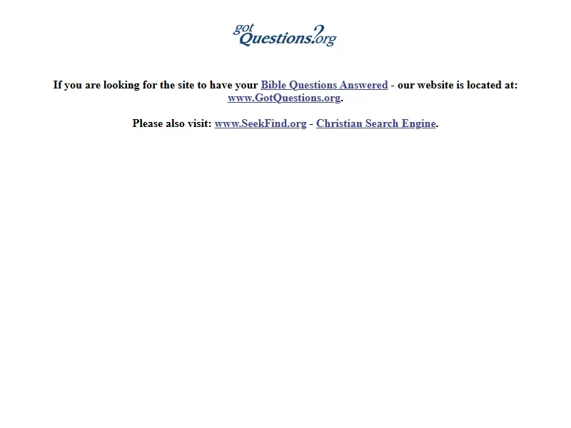 backlink from gotquestions.net