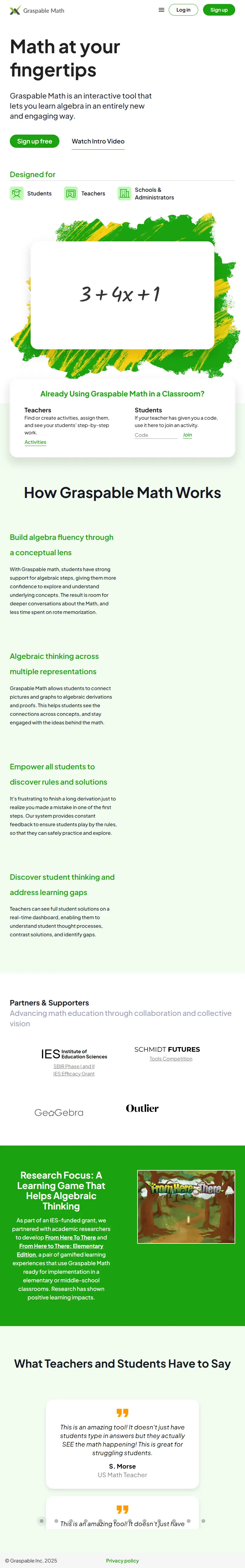 backlink from graspablemath.com
