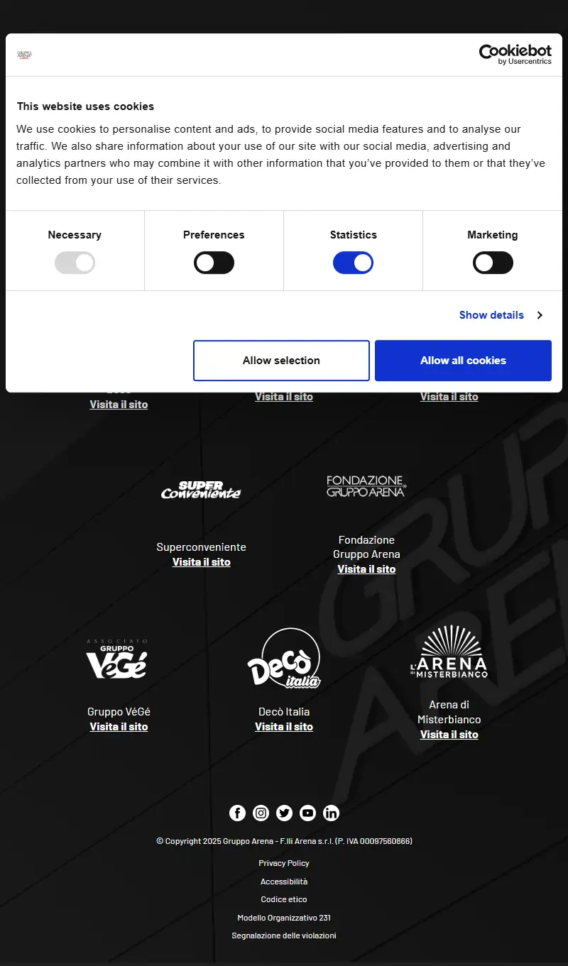 backlink from gruppoarena.it