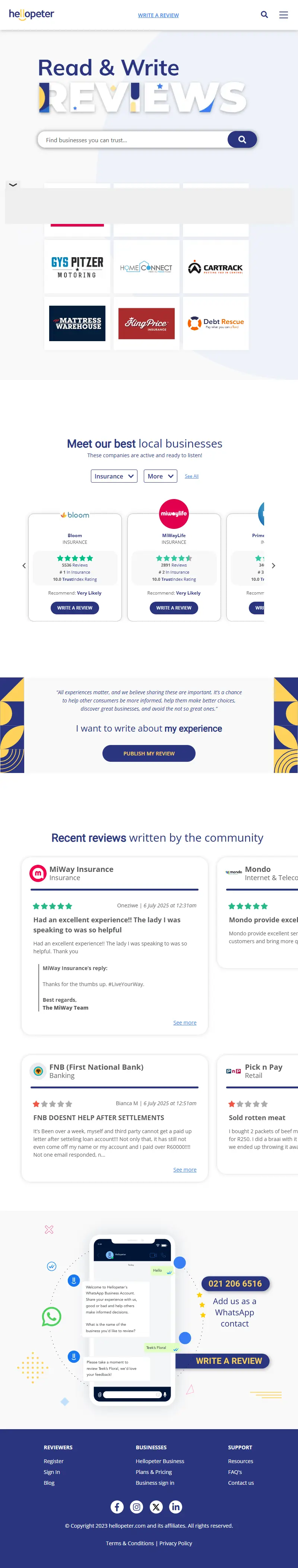 backlink from hellopeter.com