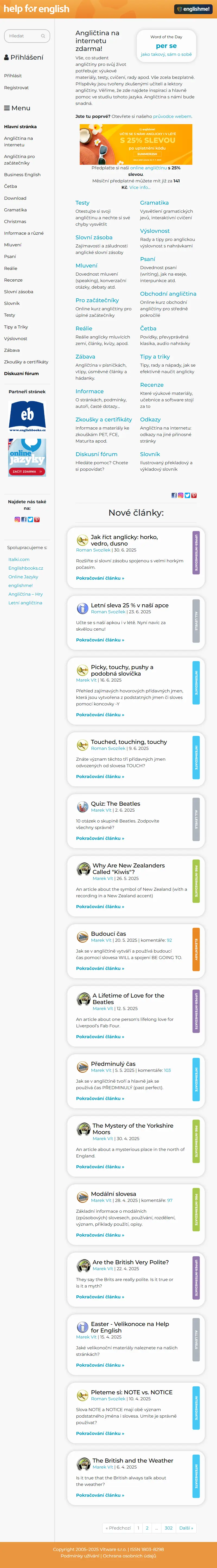 backlink from helpforenglish.cz