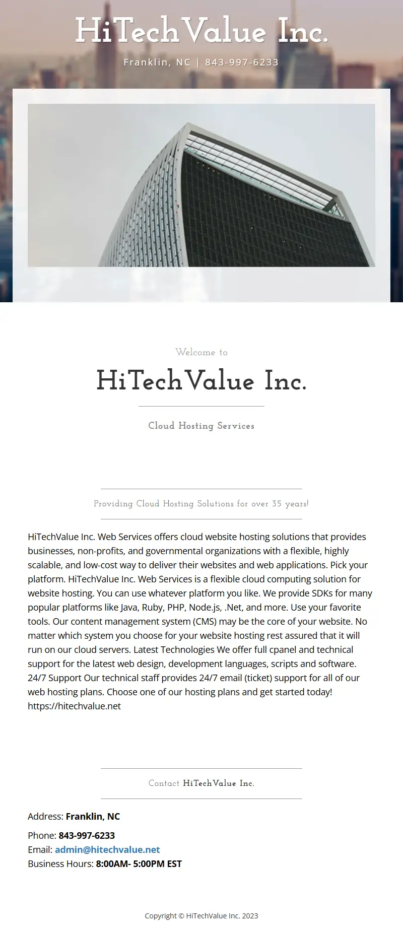 backlink from hitechvaluedns.com