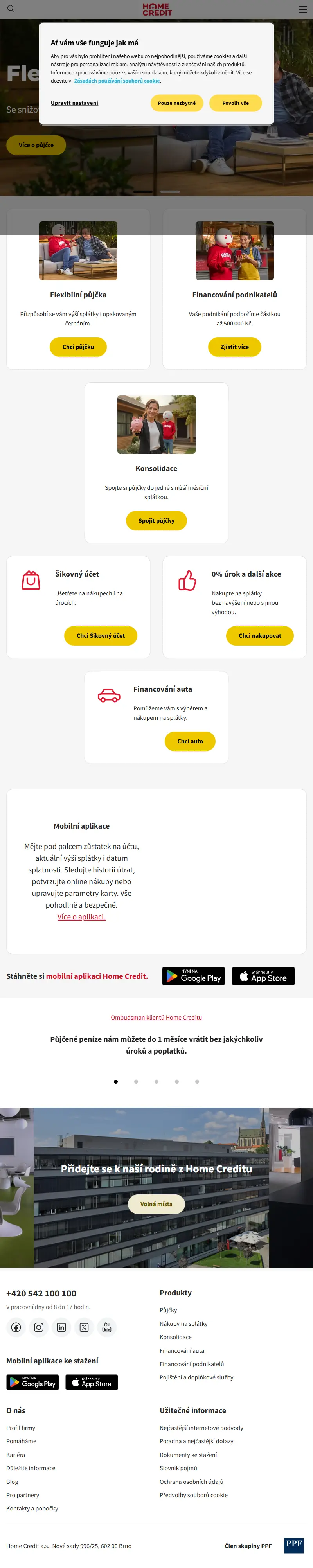 backlink from homecredit.cz